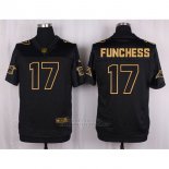 Camiseta Carolina Panthers Funchess Negro Nike Elite Pro Line Gold NFL Hombre