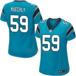 Camiseta Carolina Panthers Kuechly Lago Azul Nike Game NFL Mujer Camiseta Carolina Panthers Kuechly Lago Azul Nike Game NFL Mujer