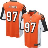 Camiseta Cincinnati Bengals Atkins Naranja Nike Game NFL Nino