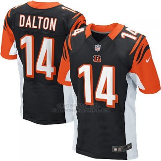 Camiseta Cincinnati Bengals Dalton Negro Nike Elite NFL Hombre