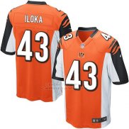 Camiseta Cincinnati Bengals Iloka Naranja Nike Game NFL Nino