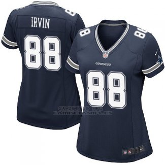 Camiseta Dallas Cowboys Irvin Negro Nike Game NFL Mujer