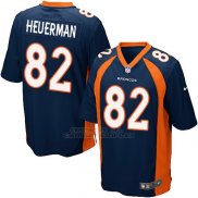 Camiseta Denver Broncos Heuerman Azul Oscuro Nike Game NFL Hombre