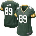 Camiseta Green Bay Packers Cook Verde Militar Nike Game NFL Mujer