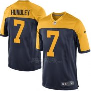 Camiseta Green Bay Packers Hundley Negro Amarillo Nike Game NFL Hombre