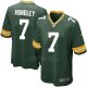 Camiseta Green Bay Packers Hundley Verde Militar Nike Game NFL Nino