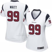 Camiseta Houston Texans Watt Blanco Nike Game NFL Mujer