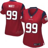 Camiseta Houston Texans Watt Rojo Nike Game NFL Mujer