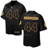 Camiseta Indianapolis Colts Morrison Negro 2016 Nike Elite Pro Line Gold NFL Hombre