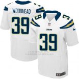 Camiseta Los Angeles Chargers Woodhead Blanco Nike Elite NFL Hombre