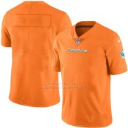 Camiseta Miami Dolphins Naranja Nike Gold Legend NFL Hombre