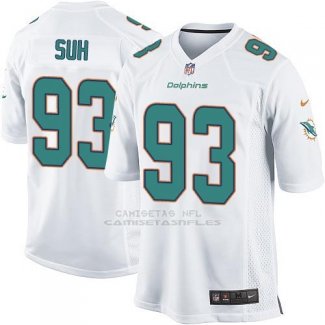 Camiseta Miami Dolphins Suh Blanco Nike Game NFL Nino