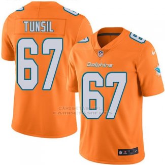Camiseta Miami Dolphins Tunsil Naranja Nike Legend NFL Hombre