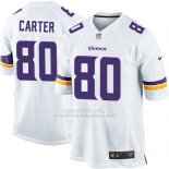 Camiseta Minnesota Vikings Carter Blanco Nike Game NFL Nino