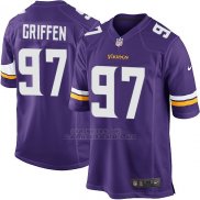 Camiseta Minnesota Vikings Griffen Violeta Nike Game NFL Hombre