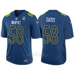Camiseta NFC Davis Azul 2017 Pro Bowl NFL Hombre