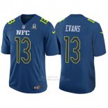 Camiseta NFC Evans Azul 2017 Pro Bowl NFL Hombre