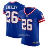Camiseta NFL Elite New York Giants Saquon Barkley Classic Vapor Azul