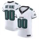 Camiseta NFL Elite Philadelphia Eagles Vapor F.U.S.E. Personalizada Blanco