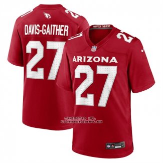 Camiseta NFL Game Arizona Rojos Akeem Davis Gaither Rojo