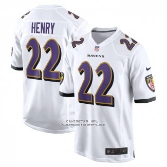 Camiseta NFL Game Baltimore Ravens Derrick Henry Blanco