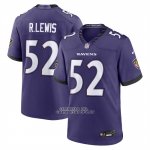 Camiseta NFL Game Baltimore Ravens Ray Lewis Jugador Retired Violeta