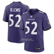Camiseta NFL Game Baltimore Ravens Ray Lewis Jugador Retired Violeta