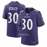 Camiseta NFL Game Baltimore Ravens Ryan Eckley Violeta Camiseta NFL Game Baltimore Ravens Ryan Eckley Violeta