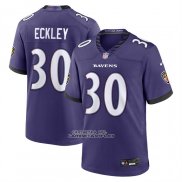 Camiseta NFL Game Baltimore Ravens Ryan Eckley Violeta