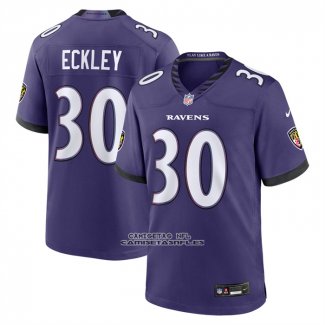 Camiseta NFL Game Baltimore Ravens Ryan Eckley Violeta