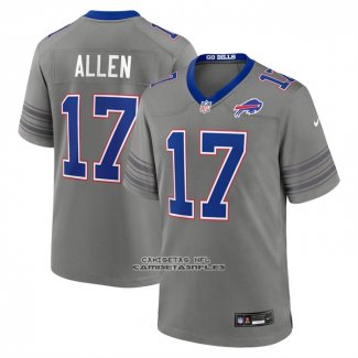 Camiseta NFL Game Buffalo Bills Josh Allen Nickel City Gris