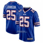 Camiseta NFL Game Buffalo Bills Ty Johnson Azul