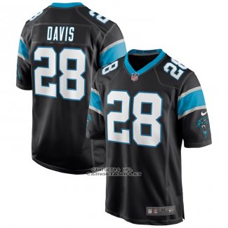 Camiseta NFL Game Carolina Panthers Mike Davis Negro