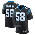 Camiseta NFL Game Carolina Panthers Thomas Davis Sr Retired Negro