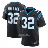 Camiseta NFL Game Carolina Panthers Trevin Wallace Negro1