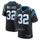 Camiseta NFL Game Carolina Panthers Trevin Wallace Negro1