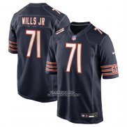 Camiseta NFL Game Chicago Bears Jedrick Wills Jr Azul Marino