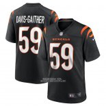 Camiseta NFL Game Cincinnati Bengals Akeem Davis-Gaither Negro