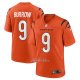 Camiseta NFL Game Cincinnati Bengals Joe Burrow Alterno Naranja