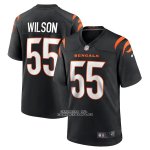 Camiseta NFL Game Cincinnati Bengals Logan Wilson Negro
