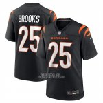 Camiseta NFL Game Cincinnati Bengals Tahj Brooks Negro