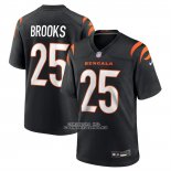 Camiseta NFL Game Cincinnati Bengals Tahj Brooks Negro