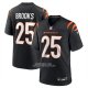 Camiseta NFL Game Cincinnati Bengals Tahj Brooks Negro