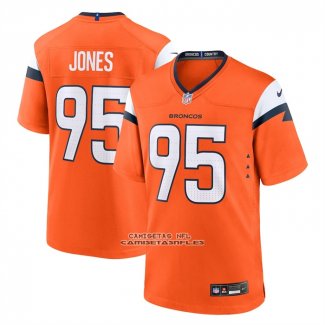 Camiseta NFL Game Denver Broncos Saivion Jones Naranja