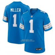 Camiseta NFL Game Detroit Lions Blake Miller 2026 Azul
