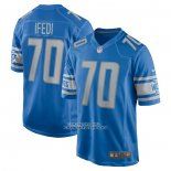 Camiseta NFL Game Detroit Lions Germain Ifedi Azul