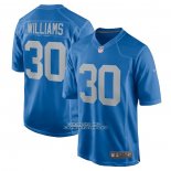 Camiseta NFL Game Detroit Lions Jamaal Williams 2022 Azul