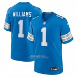 Camiseta NFL Game Detroit Lions Jameson Williams Azul1