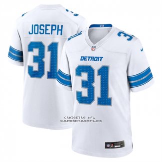 Camiseta NFL Game Detroit Lions Kerby Joseph Blanco
