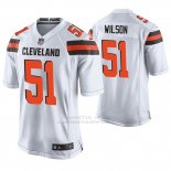 Camiseta NFL Game Hombre Cleveland Marrons Mack Wilson Blanco